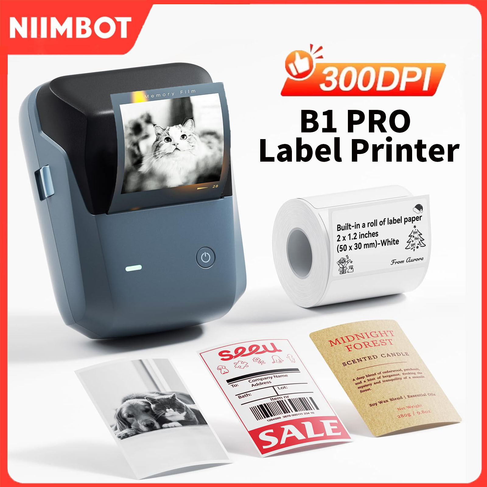 Niimbot B1/B1PRO 라벨 프린터 200/30 - Commercial Printing Dpi 리뷰 및 가격