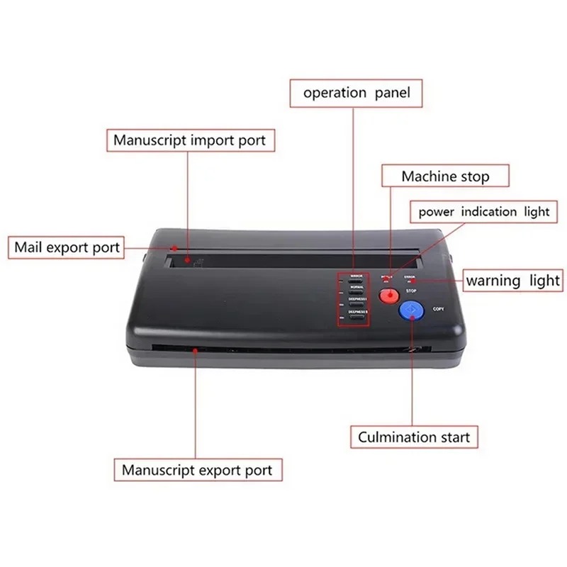 타투 전사 기계 스텐실 장치 복사기 프린터 타투 사진  - Commercial Photo Printer 리뷰 및 가격
