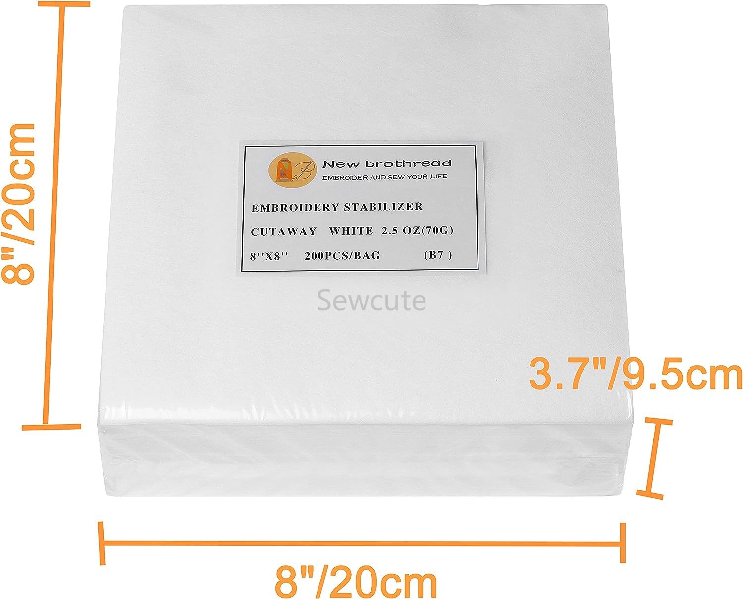 100장 새로운 brothread 컷 어웨이 기계 자수 - Embroidery Stabilizer Backing 리뷰 및 가격