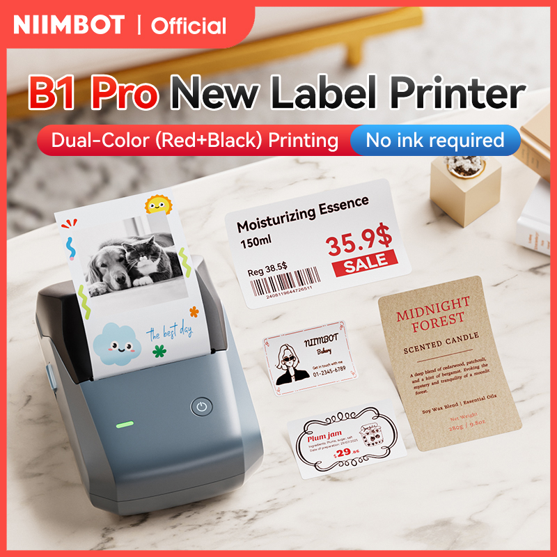 니임봇 B1 프로 라벨 프린터 300 DPI 고화질 레 - Commercial Printing Dpi 리뷰 및 가격