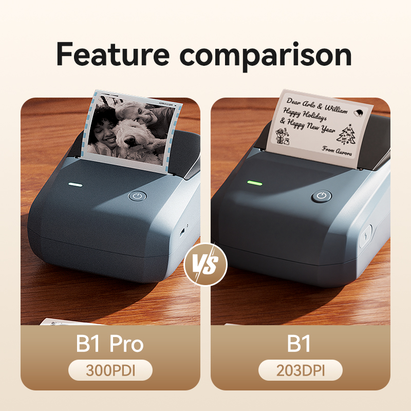 니임봇 B1 프로 라벨 프린터 300 DPI 고화질 레 - Commercial Printing Dpi 리뷰 및 가격