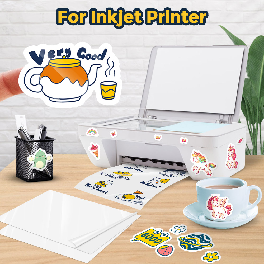 10 매 A4 홀로그램 인쇄용 비닐 스티커 용지 잉크젯 - Commercial Vinyl Printing 리뷰 및 가격
