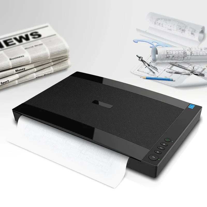 2400 DPI 상업용 A3 평판형 대형 스캐너, 명함 - Commercial Printing Dpi 리뷰 및 가격