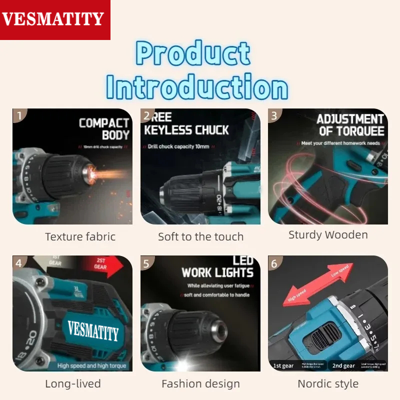 DDF487 10mm 브러시리스 무선 드라이버 드릴 충 - Makita Drill Ddf484 리뷰 및 가격