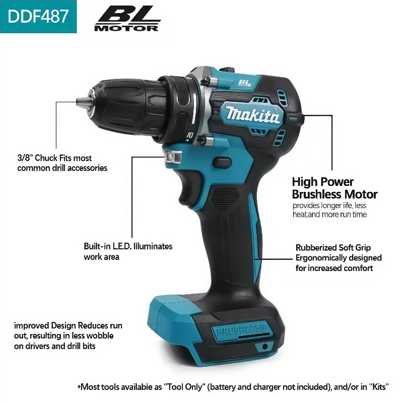 마키타 DDF487 10mm 브러시리스 18V 3.0A - Makita Drill Ddf484 리뷰 및 가격
